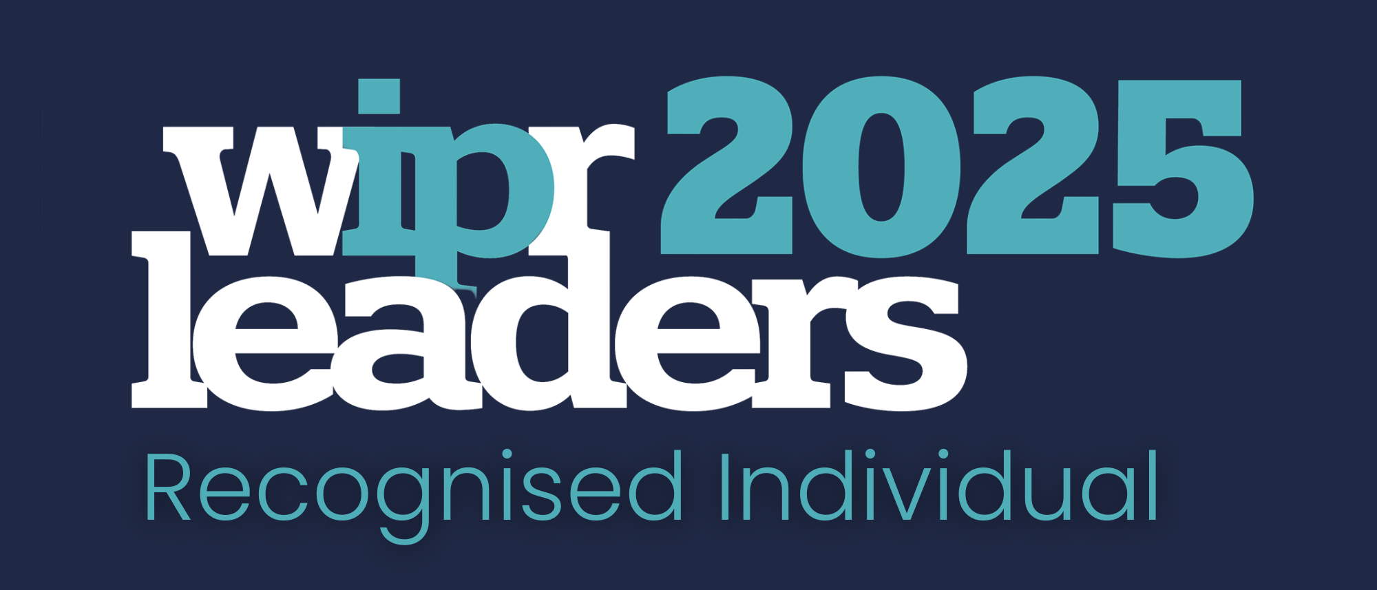 WIPR Leaders Recognised Individual 2025